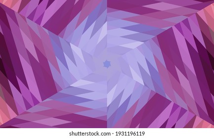Geometric design, Mosaic of a vector kaleidoscope, abstract Mosaic Background, colorful Futuristic Background, geometric Triangular Pattern. Mosaic texture. Stained glass effect. Vector.