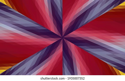 Geometric design, Mosaic of a vector kaleidoscope, abstract Mosaic Background, colorful Futuristic Background, geometric Triangular Pattern. Mosaic texture. Stained glass effect. Vector.
