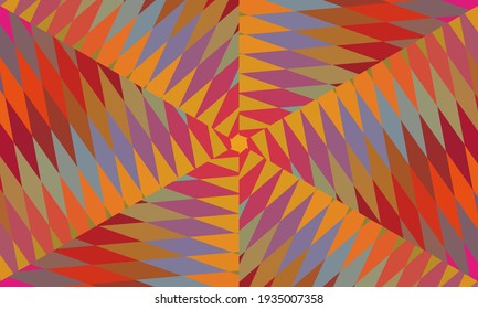 Geometric design, Mosaic of a vector kaleidoscope, abstract Mosaic Background, colorful Futuristic Background, geometric Triangular Pattern. Mosaic texture. Stained glass effect. Vector.