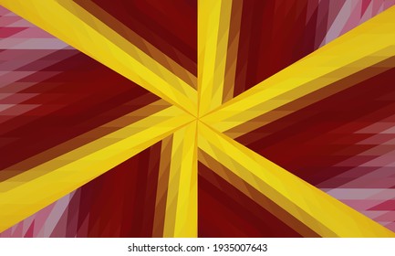 Diseño geométrico, mosaico de un kaleidoscopio vector, fondo mosaico abstracto, fondo futurista colorido, patrón triangular geométrico. Textura mosaica. Efecto de vidrio manchado. Vector.