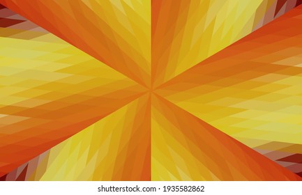 Diseño geométrico, mosaico de un kaleidoscopio vector, fondo mosaico abstracto, fondo futurista colorido, patrón triangular geométrico. Textura mosaica. Efecto de vidrio manchado. Vector.