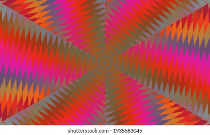 Diseño geométrico, mosaico de un kaleidoscopio vector, fondo mosaico abstracto, fondo futurista colorido, patrón triangular geométrico. Textura mosaica. Efecto de vidrio manchado. Vector.