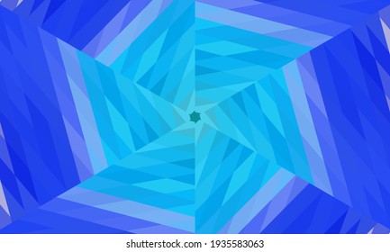 Geometric design, Mosaic of a vector kaleidoscope, abstract Mosaic Background, colorful Futuristic Background, geometric Triangular Pattern. Mosaic texture. Stained glass effect. Vector.