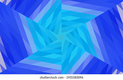 Diseño geométrico, mosaico de un kaleidoscopio vector, fondo mosaico abstracto, fondo futurista colorido, patrón triangular geométrico. Textura mosaica. Efecto de vidrio manchado. Vector.