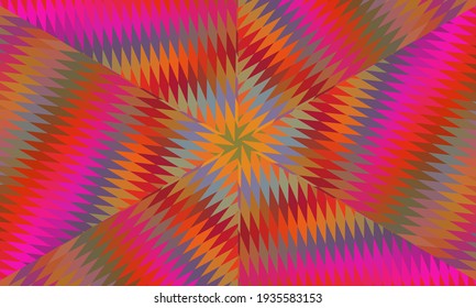 Geometric design, Mosaic of a vector kaleidoscope, abstract Mosaic Background, colorful Futuristic Background, geometric Triangular Pattern. Mosaic texture. Stained glass effect. Vector.