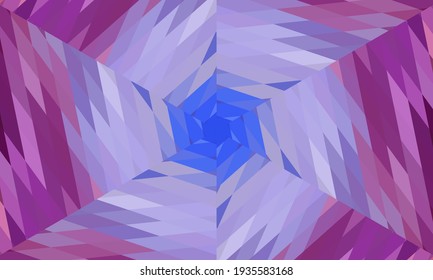 Geometric design, Mosaic of a vector kaleidoscope, abstract Mosaic Background, colorful Futuristic Background, geometric Triangular Pattern. Mosaic texture. Stained glass effect. Vector.