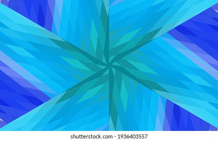Geometric design, Mosaic of a vector kaleidoscope, abstract Mosaic Background, colorful Futuristic Background, geometric Triangular Pattern. Mosaic texture. Stained glass effect. Vector.