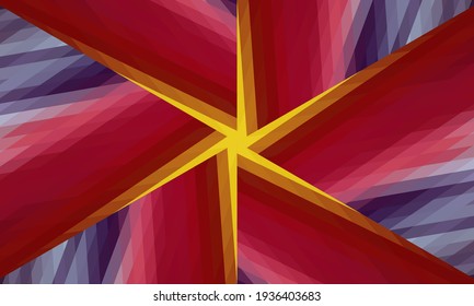 Geometric design, Mosaic of a vector kaleidoscope, abstract Mosaic Background, colorful Futuristic Background, geometric Triangular Pattern. Mosaic texture. Stained glass effect. Vector.