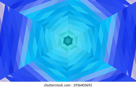 Geometric design, Mosaic of a vector kaleidoscope, abstract Mosaic Background, colorful Futuristic Background, geometric Triangular Pattern. Mosaic texture. Stained glass effect. Vector.