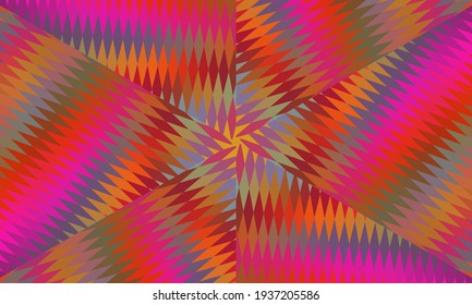 Geometric design, Mosaic of a vector kaleidoscope, abstract Mosaic Background, colorful Futuristic Background, geometric Triangular Pattern. Mosaic texture. Stained glass effect. Vector.