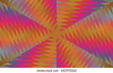 Geometric design, Mosaic of a vector kaleidoscope, abstract Mosaic Background, colorful Futuristic Background, geometric Triangular Pattern. Mosaic texture. Stained glass effect. Vector.