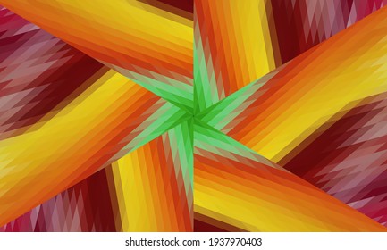 Geometric design, Mosaic of a vector kaleidoscope, abstract Mosaic Background, colorful Futuristic Background, geometric Triangular Pattern. Mosaic texture. Stained glass effect. Vector.