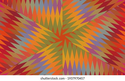 Geometric design, Mosaic of a vector kaleidoscope, abstract Mosaic Background, colorful Futuristic Background, geometric Triangular Pattern. Mosaic texture. Stained glass effect. Vector.