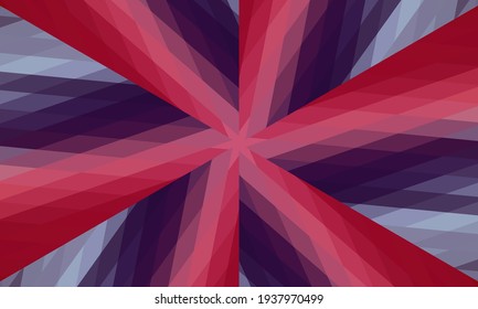 Geometric design, Mosaic of a vector kaleidoscope, abstract Mosaic Background, colorful Futuristic Background, geometric Triangular Pattern. Mosaic texture. Stained glass effect. Vector.