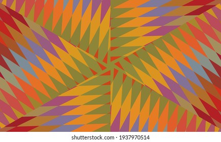 Geometric design, Mosaic of a vector kaleidoscope, abstract Mosaic Background, colorful Futuristic Background, geometric Triangular Pattern. Mosaic texture. Stained glass effect. Vector.