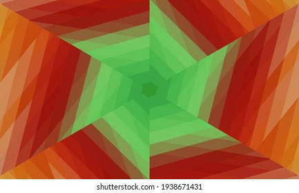 Geometric design, Mosaic of a vector kaleidoscope, abstract Mosaic Background, colorful Futuristic Background, geometric Triangular Pattern. Mosaic texture. Stained glass effect. Vector.