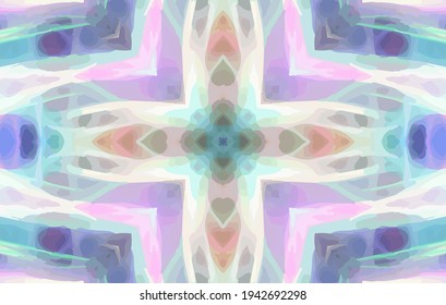 Geometric design, Mosaic of a vector kaleidoscope, abstract Mosaic Background, colorful Futuristic Background, geometric Triangular Pattern. Mosaic texture. Stained glass effect. 10 EPS Vector.