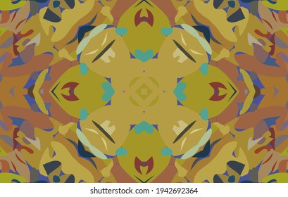 Geometric design, Mosaic of a vector kaleidoscope, abstract Mosaic Background, colorful Futuristic Background, geometric Triangular Pattern. Mosaic texture. Stained glass effect. 10 EPS Vector.