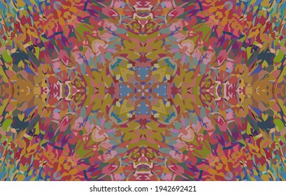 Geometric design, Mosaic of a vector kaleidoscope, abstract Mosaic Background, colorful Futuristic Background, geometric Triangular Pattern. Mosaic texture. Stained glass effect. 10 EPS Vector.