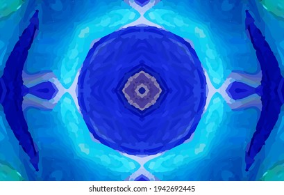 Geometrisches Design, Mosaik eines Vektorkalidoskops, abstrakter Mosaikhintergrund, bunter Futuristischer Hintergrund, geometrisches Dreiecksmuster. Mosaikstruktur. Festgestellter Glaseffekt. 10 EPS Vektor.