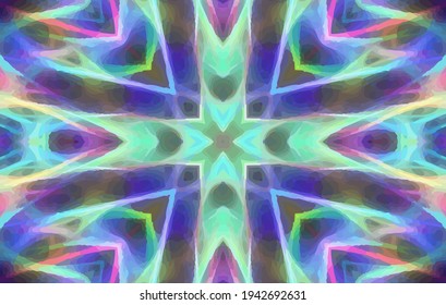 Geometric design, Mosaic of a vector kaleidoscope, abstract Mosaic Background, colorful Futuristic Background, geometric Triangular Pattern. Mosaic texture. Stained glass effect. 10 EPS Vector.