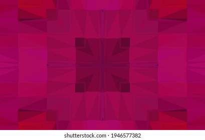 Geometric design, Mosaic of a vector kaleidoscope, abstract Mosaic Background, colorful Futuristic Background, geometric Triangular Pattern. Mosaic texture. Stained glass effect. Vector