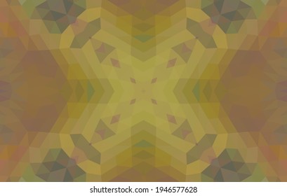 Geometric design, Mosaic of a vector kaleidoscope, abstract Mosaic Background, colorful Futuristic Background, geometric Triangular Pattern. Mosaic texture. Stained glass effect. Vector