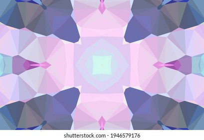 Geometric design, Mosaic of a vector kaleidoscope, abstract Mosaic Background, colorful Futuristic Background, geometric Triangular Pattern. Mosaic texture. Stained glass effect. Vector