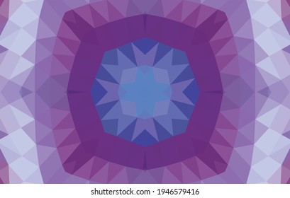 Geometric design, Mosaic of a vector kaleidoscope, abstract Mosaic Background, colorful Futuristic Background, geometric Triangular Pattern. Mosaic texture. Stained glass effect. Vector