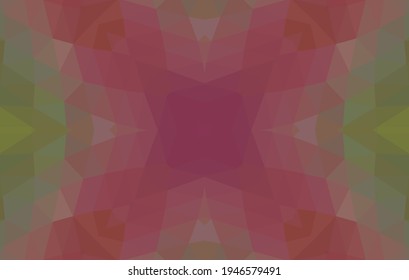 Geometric design, Mosaic of a vector kaleidoscope, abstract Mosaic Background, colorful Futuristic Background, geometric Triangular Pattern. Mosaic texture. Stained glass effect. Vector