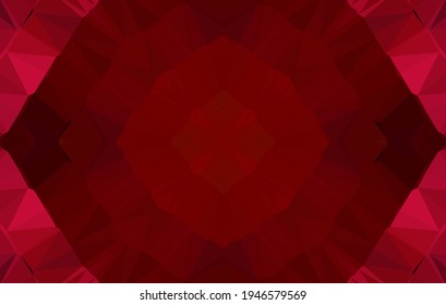 Geometric design, Mosaic of a vector kaleidoscope, abstract Mosaic Background, colorful Futuristic Background, geometric Triangular Pattern. Mosaic texture. Stained glass effect. Vector