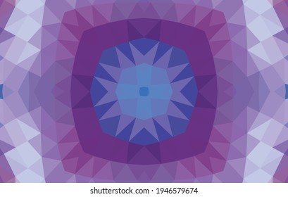 Geometric design, Mosaic of a vector kaleidoscope, abstract Mosaic Background, colorful Futuristic Background, geometric Triangular Pattern. Mosaic texture. Stained glass effect. Vector