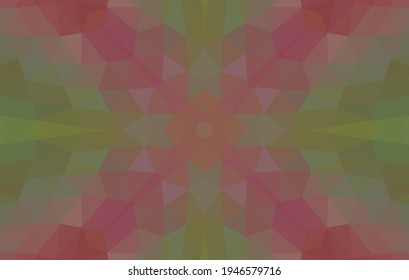 Geometric design, Mosaic of a vector kaleidoscope, abstract Mosaic Background, colorful Futuristic Background, geometric Triangular Pattern. Mosaic texture. Stained glass effect. Vector