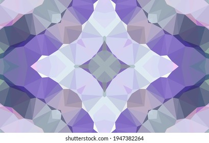 Geometric design, Mosaic of a vector kaleidoscope, abstract Mosaic Background, colorful Futuristic Background, geometric Triangular Pattern. Mosaic texture. Stained glass effect. EPS 10 Vector