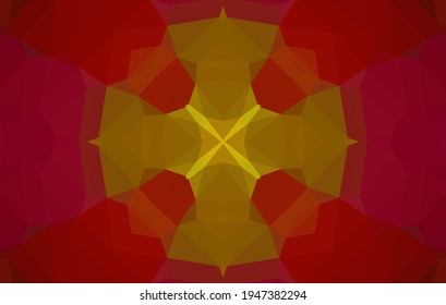 Geometric design, Mosaic of a vector kaleidoscope, abstract Mosaic Background, colorful Futuristic Background, geometric Triangular Pattern. Mosaic texture. Stained glass effect. EPS 10 Vector