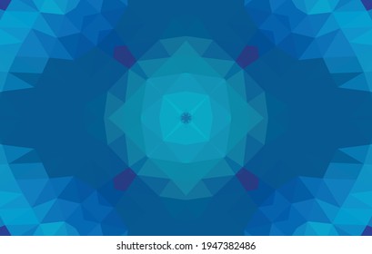 Geometric design, Mosaic of a vector kaleidoscope, abstract Mosaic Background, colorful Futuristic Background, geometric Triangular Pattern. Mosaic texture. Stained glass effect. EPS 10 Vector