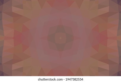 Diseño geométrico, mosaico de un kaleidoscopio vector, fondo mosaico abstracto, fondo futurista colorido, patrón triangular geométrico. Textura mosaica. Efecto de vidrio manchado. Vector EPS 10