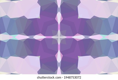 Geometric design, Mosaic of a vector kaleidoscope, abstract Mosaic Background, colorful Futuristic Background, geometric Triangular Pattern. Mosaic texture. Stained glass effect. EPS 10 Vector