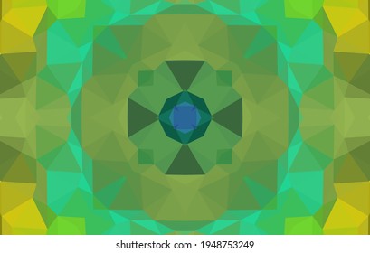 Geometric design, Mosaic of a vector kaleidoscope, abstract Mosaic Background, colorful Futuristic Background, geometric Triangular Pattern. Mosaic texture. Stained glass effect. EPS 10 Vector