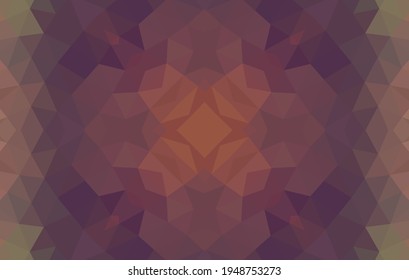 Geometric design, Mosaic of a vector kaleidoscope, abstract Mosaic Background, colorful Futuristic Background, geometric Triangular Pattern. Mosaic texture. Stained glass effect. EPS 10 Vector