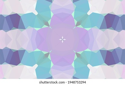 Geometric design, Mosaic of a vector kaleidoscope, abstract Mosaic Background, colorful Futuristic Background, geometric Triangular Pattern. Mosaic texture. Stained glass effect. EPS 10 Vector