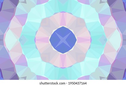 Geometric design, Mosaic of a vector kaleidoscope, abstract Mosaic Background, colorful Futuristic Background, geometric Triangular Pattern. Mosaic texture. Stained glass effect. EPS 10 Vector