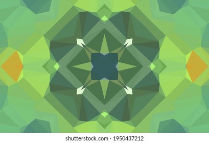 Geometric design, Mosaic of a vector kaleidoscope, abstract Mosaic Background, colorful Futuristic Background, geometric Triangular Pattern. Mosaic texture. Stained glass effect. EPS 10 Vector