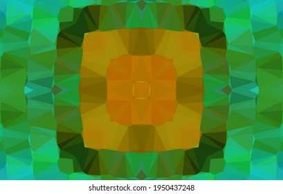 Geometric design, Mosaic of a vector kaleidoscope, abstract Mosaic Background, colorful Futuristic Background, geometric Triangular Pattern. Mosaic texture. Stained glass effect. EPS 10 Vector