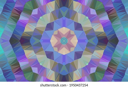 Geometric design, Mosaic of a vector kaleidoscope, abstract Mosaic Background, colorful Futuristic Background, geometric Triangular Pattern. Mosaic texture. Stained glass effect. EPS 10 Vector