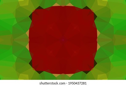 Geometric design, Mosaic of a vector kaleidoscope, abstract Mosaic Background, colorful Futuristic Background, geometric Triangular Pattern. Mosaic texture. Stained glass effect. EPS 10 Vector