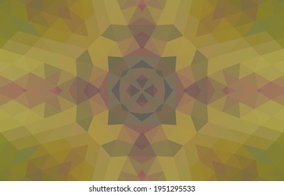 Geometric design, Mosaic of a vector kaleidoscope, abstract Mosaic Background, colorful Futuristic Background, geometric Triangular Pattern. Mosaic texture. Stained glass effect. EPS 10 Vector