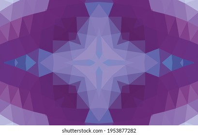 Geometric design, Mosaic of a vector kaleidoscope, abstract Mosaic Background, colorful Futuristic Background, geometric Triangular Pattern. Mosaic texture. Stained glass effect. EPS 10 Vector