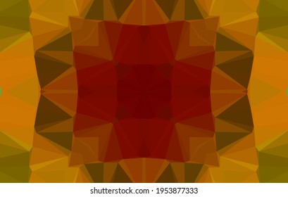Geometric design, Mosaic of a vector kaleidoscope, abstract Mosaic Background, colorful Futuristic Background, geometric Triangular Pattern. Mosaic texture. Stained glass effect. EPS 10 Vector
