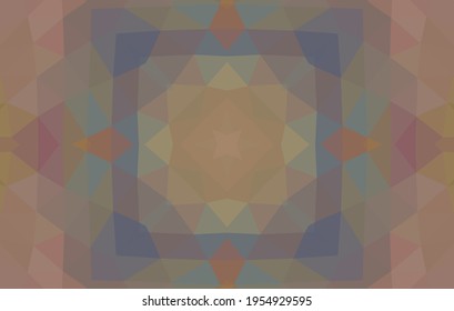 Geometric design, Mosaic of a vector kaleidoscope, abstract Mosaic Background, colorful Futuristic Background, geometric Triangular Pattern. Mosaic texture. Stained glass effect. 10 EPS Vector.
